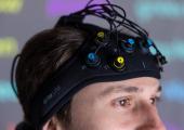 Brite Lite fNIRS wireless measuring prefrontal activation in the brain