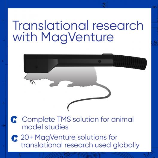 TMS (Transcranial Magnetic Stimulation) special coil for rodents (rats) for brain research, behaviour, metabolism and studies on the effect of pharmaceuticals on nerve cells, on connectivity…