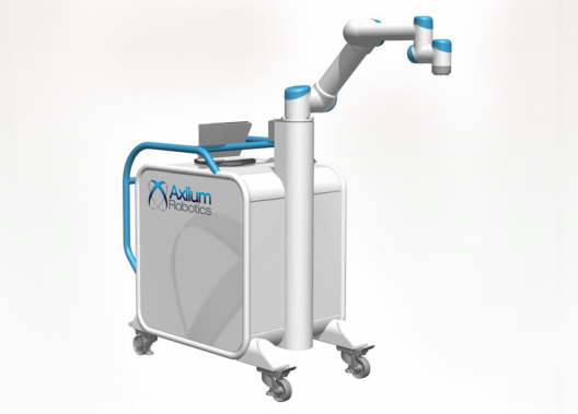 Axilum Robotics TMS-Cobot bietet eine erschwingliche Roboterlösung mit Kopfbewegungskompensation, um die Präzision des TMS-Verfahrens zu verbessern.