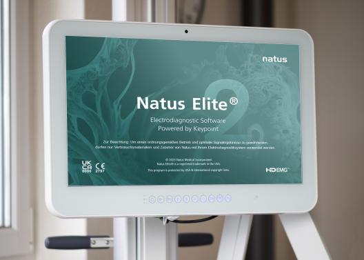 ENMG, neurographie, potentiels évoqués, analyse quantitative de l'EMG, système Natus Keypoint.